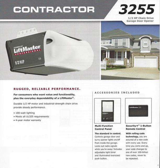 Garage Door Motor Installation